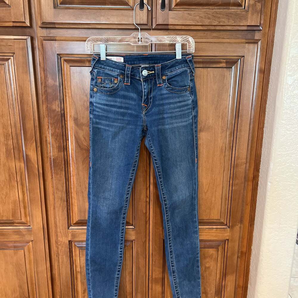 True Religion Women's Boot Cut Jeans Size 27 Made USA